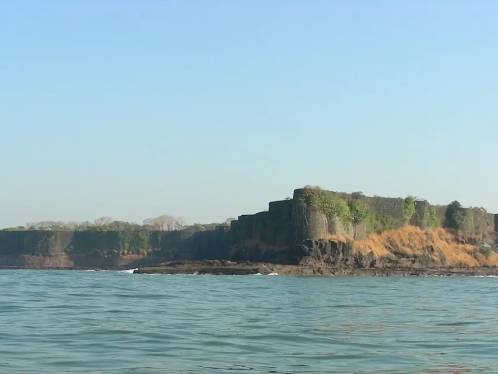 Suvarnadurg Fort view from land
