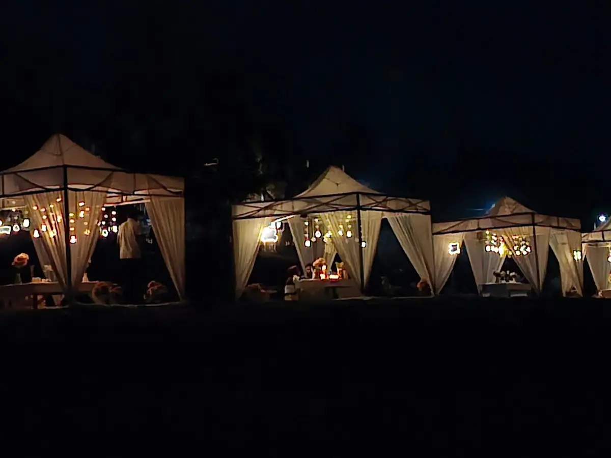 Beach Shacks at Rajodi Beach near Mumbai Trek Maharashtra