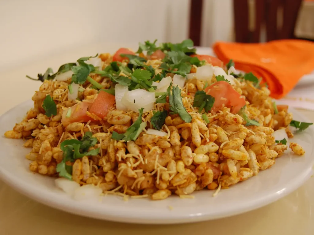 Bhel Chaat at Beach Stall Trek Maharashtra
